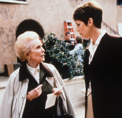 Jamie Lee Curtis and Janet Leigh on the set of Halloween H20: Twenty Years Later